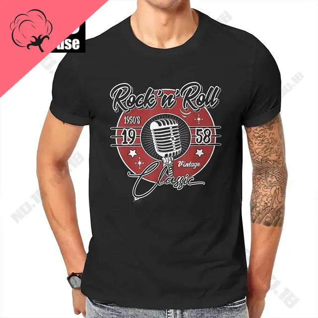 Stray Cats Rock Classic Cotton T-Shirt | American Rockabilly Band Fan Tee | Hipster Streetwear for Men, Boys, and Girls - Premium T-Shirt from Lizard Vigilante - Just $23.88! Shop now at Lizard Vigilante