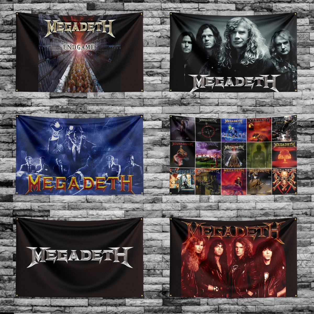 Megadeth Band Flag – Heavy Metal Rock Polyester Banner for Bedroom & Outdoor Wall Art - Premium flag from Lizard Vigilante - Just $17.99! Shop now at Lizard Vigilante