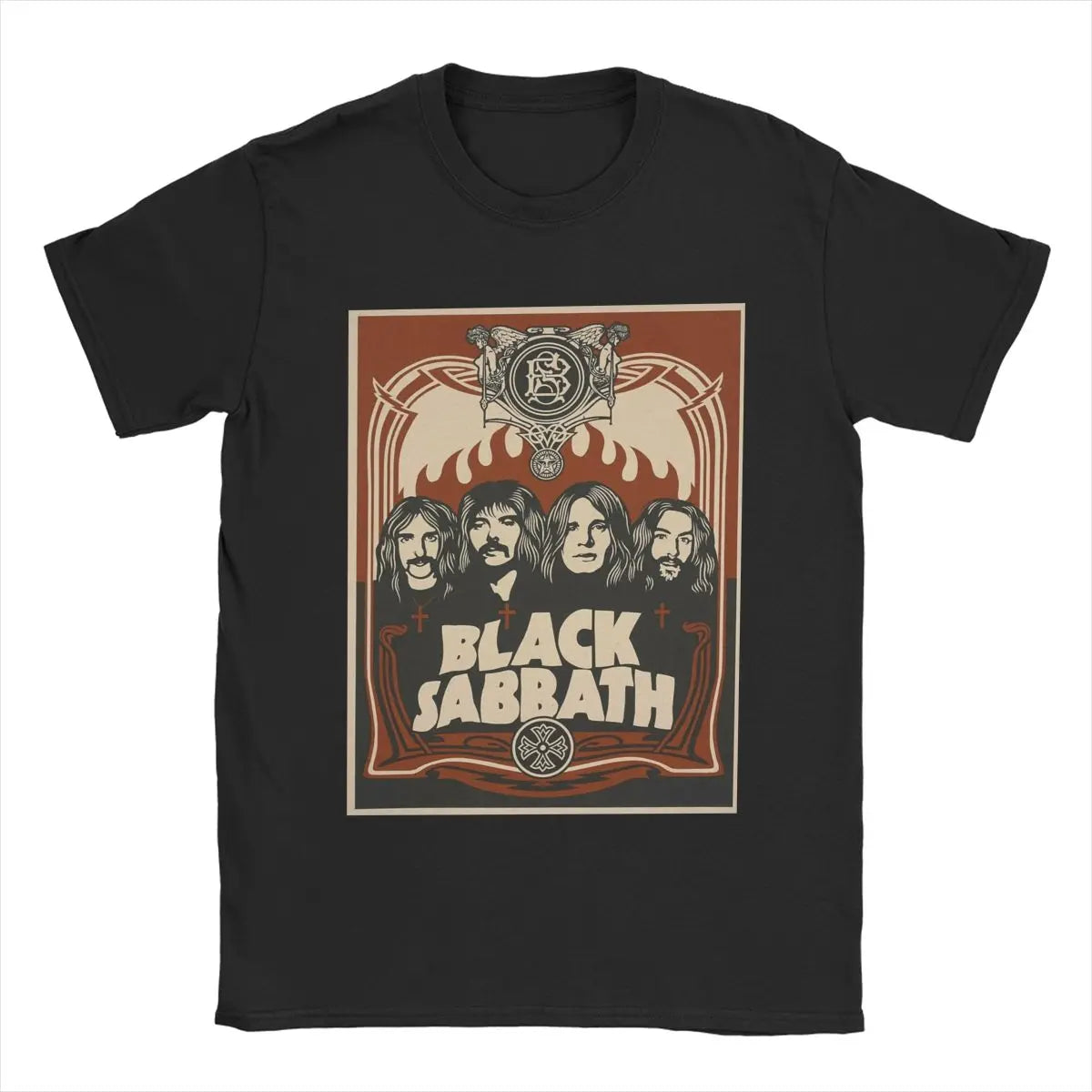 New Arrival Men Women Vintage Black Sabbaths Band Poster T Shirt Apparel Heavy Metal Pure Cotton T-shirt Clothing Novelty Tees - Premium tee from Lizard Vigilante - Just $21.99! Shop now at Lizard Vigilante