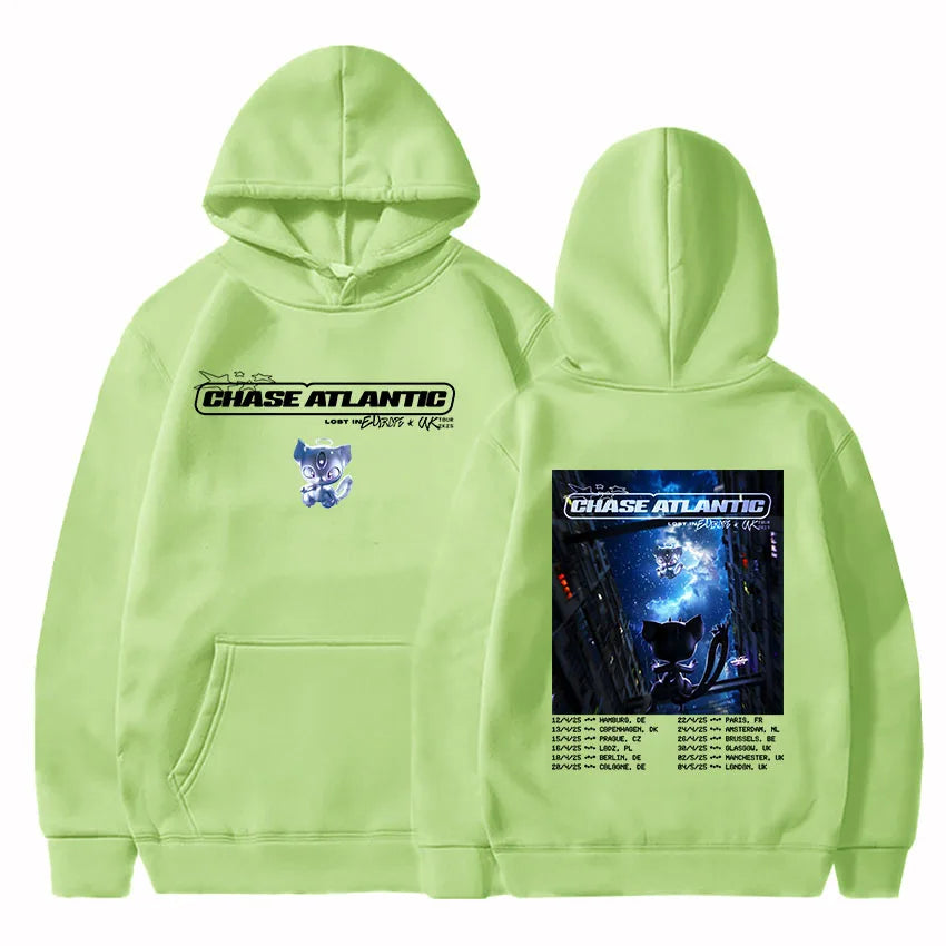 Lost in Europe & UK Tour 2025 – Chase Atlantic Graphic Hoodie | Fleece Pullover Sweatshirt for Men | Casual Rock Band Streetwear, Winter Long Sleeve Hoodies - Premium hoodie from Lizard Vigilante - Just $48.88! Shop now at Lizard Vigilante