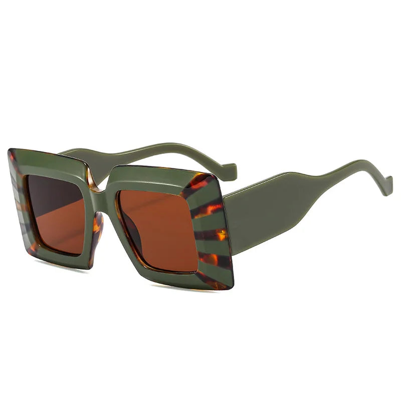 VOLT//BLOK 2025 PunkSquare UV400 Shades — Oversized Futurist Goggle Sunglasses for Women & Men | Cyber-Street Retro Eyewear, Photochromic Anti-Reflective Fashion Bomb - Premium shades from dsers - Just $15.99! Shop now at Lizard Vigilante