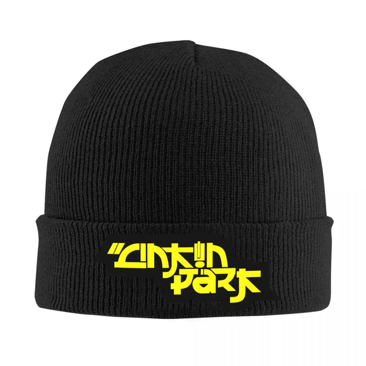 Linkin Park Yellow Logo Beanie Hat - Rock Nu-Metal Knit Cap for Adults & Unisex - Cozy Autumn Gift Idea - Premium unisex beanie from Lizard Vigilante - Just $22.88! Shop now at Lizard Vigilante