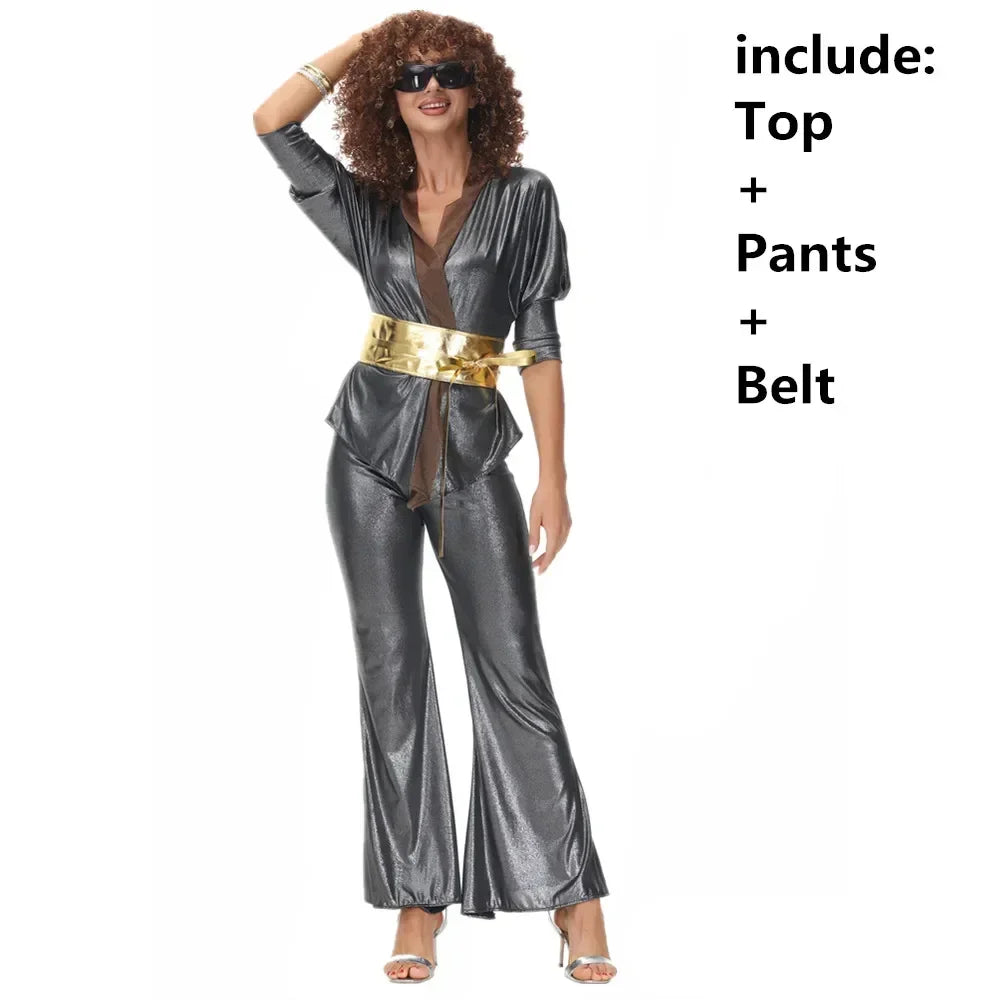 Retro 60s 70s Rock Disco Hippie Costumes: Perfect for Halloween, Carnival, and Parties - Premium  from Lizard Vigilante - Just $49.99! Shop now at Lizard Vigilante