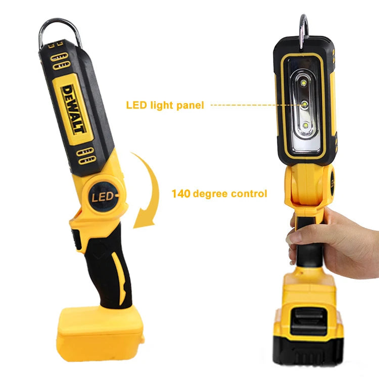 Dewalt 20V Battery-Powered Outdoor LED Work Light – Portable Flashlight for Camping, Fishing & Field Adventures - Premium work light from Lizard Vigilante - Just $64.99! Shop now at Lizard Vigilante