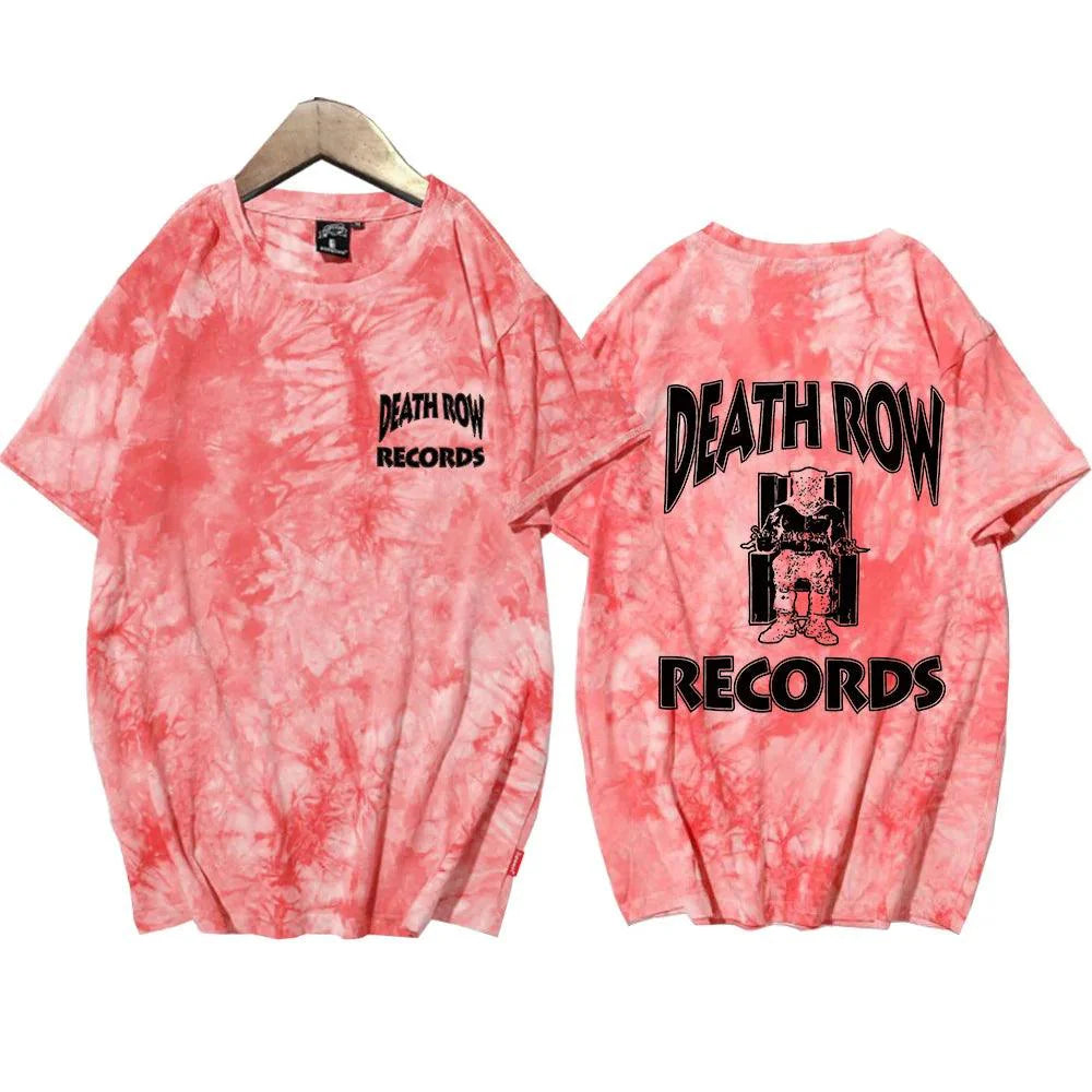 Death Row Records Double-Sided Print T-Shirt – Tupac 2Pac Hip Hop Tie-Dye Tee for Men & Women - Premium  from Lizard Vigilante - Just $24.88! Shop now at Lizard Vigilante