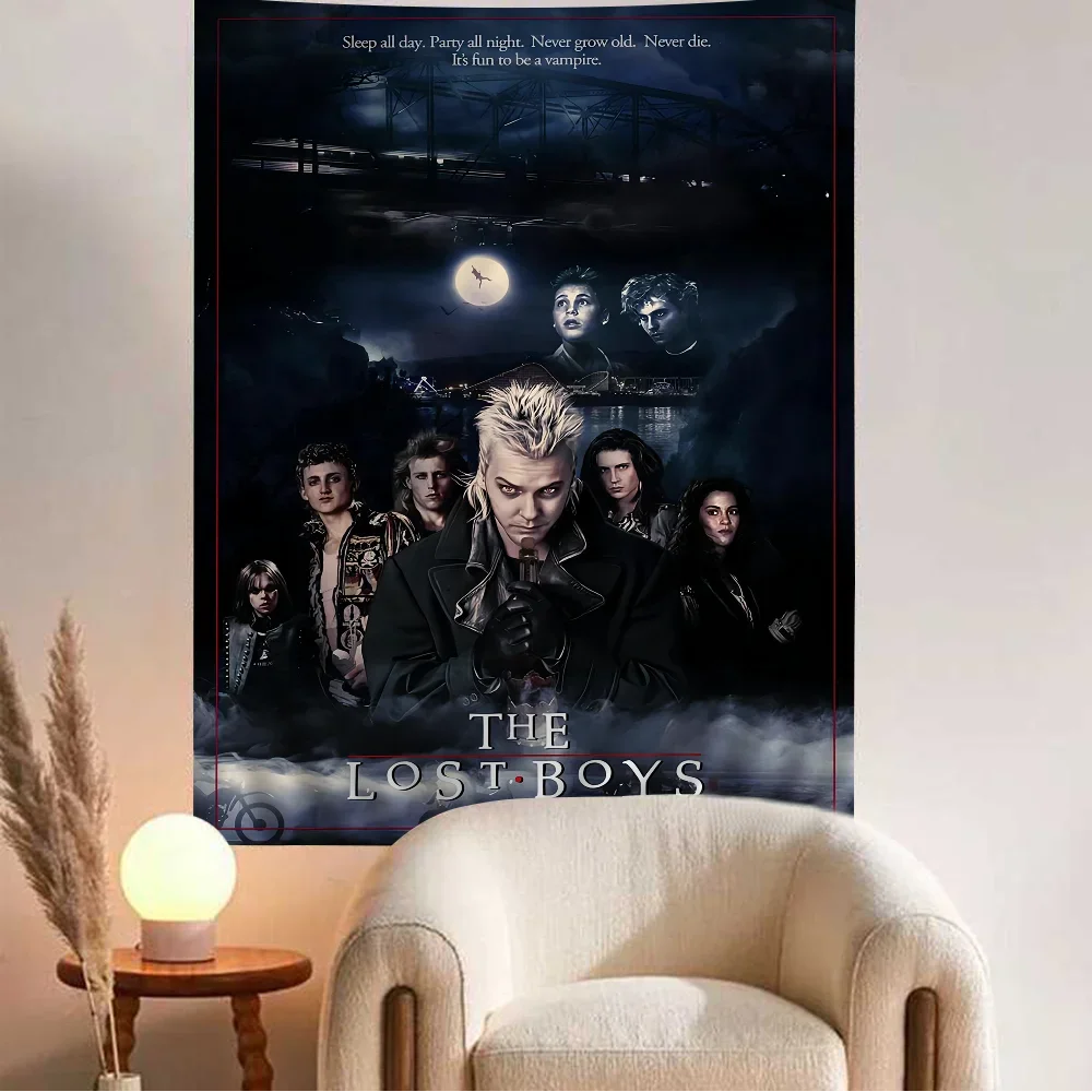 Lost Boys 1987 Movie Hippie Wall Hanging Tapestries Art Science Fiction Room Home Decor Kawaii Room Decor - Premium  from Lizard Vigilante - Just $11.99! Shop now at Lizard Vigilante