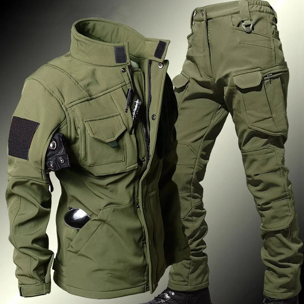 Conquer the Elements: Tactical Biker Jacket Suit - Premium snow suit from Lizard Vigilante - Just $51.99! Shop now at Lizard Vigilante