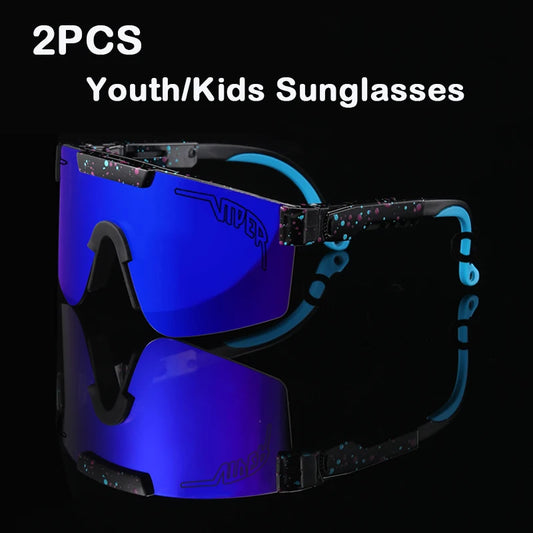 Ride or Cry – 2PCS Pit Viper Youth Sunglasses for Kids Who Bike Hard, Shred Fast, and Don't Blink