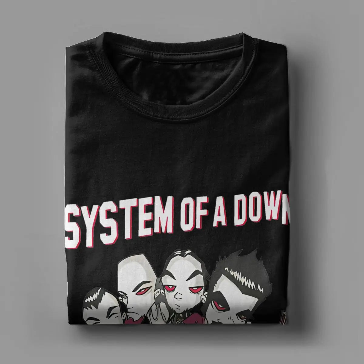 System of A Down SOAD Rock Heavy Metal Band T Shirt for Men Women Pure Cotton Vintage T-Shirt SOAD Tees Short Sleeve Tops 4XL 5XL - Lizard Vigilante