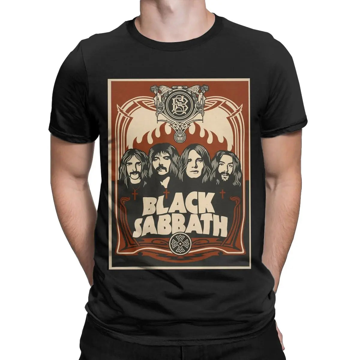 New Arrival Men Women Vintage Black Sabbaths Band Poster T Shirt Apparel Heavy Metal Pure Cotton T-shirt Clothing Novelty Tees - Premium tee from Lizard Vigilante - Just $21.99! Shop now at Lizard Vigilante