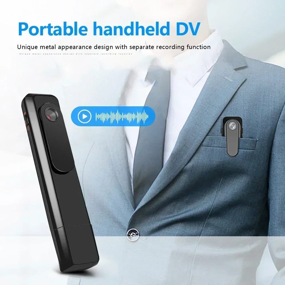 1080P HD Portable Mini Body Camera | Handheld DV with Back Clip, Voice & Video Recorder, U Disk Surveillance Camcorder - Premium camera from Lizard Vigilante - Just $28.99! Shop now at Lizard Vigilante