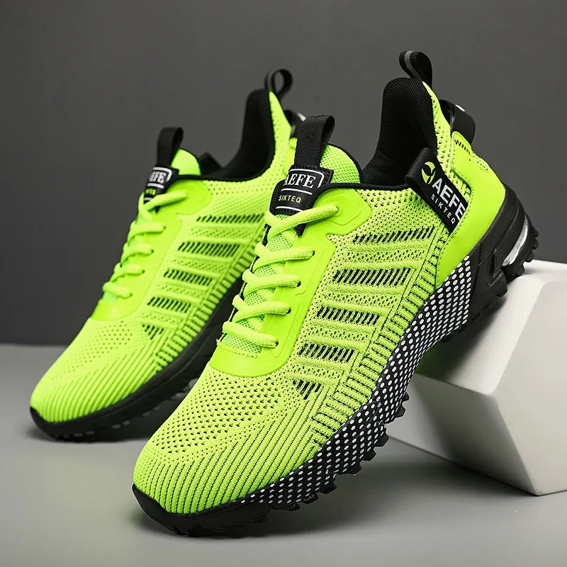 New 2024 Men Running Shoes – Breathable, Lightweight, and Comfortable - Premium shoes from Lizard Vigilante - Just $42.88! Shop now at Lizard Vigilante