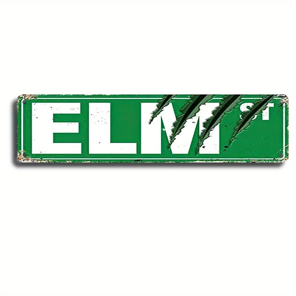 Camp Crystal Lake Killer’s Welcome Vintage Horror Metal Sign