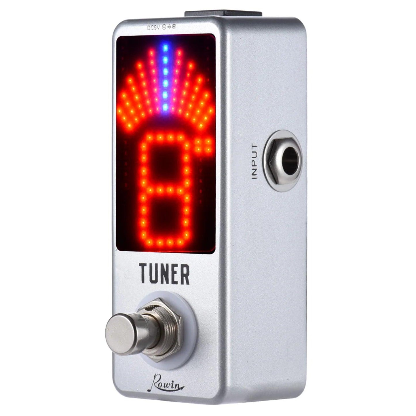 Mini Chromatic Tuner Pedal Effect LED Display True Bypass Guitar Tuner for Guitar Bass Accessories Guitar Bass Musical Instrumen - Lizard Vigilante