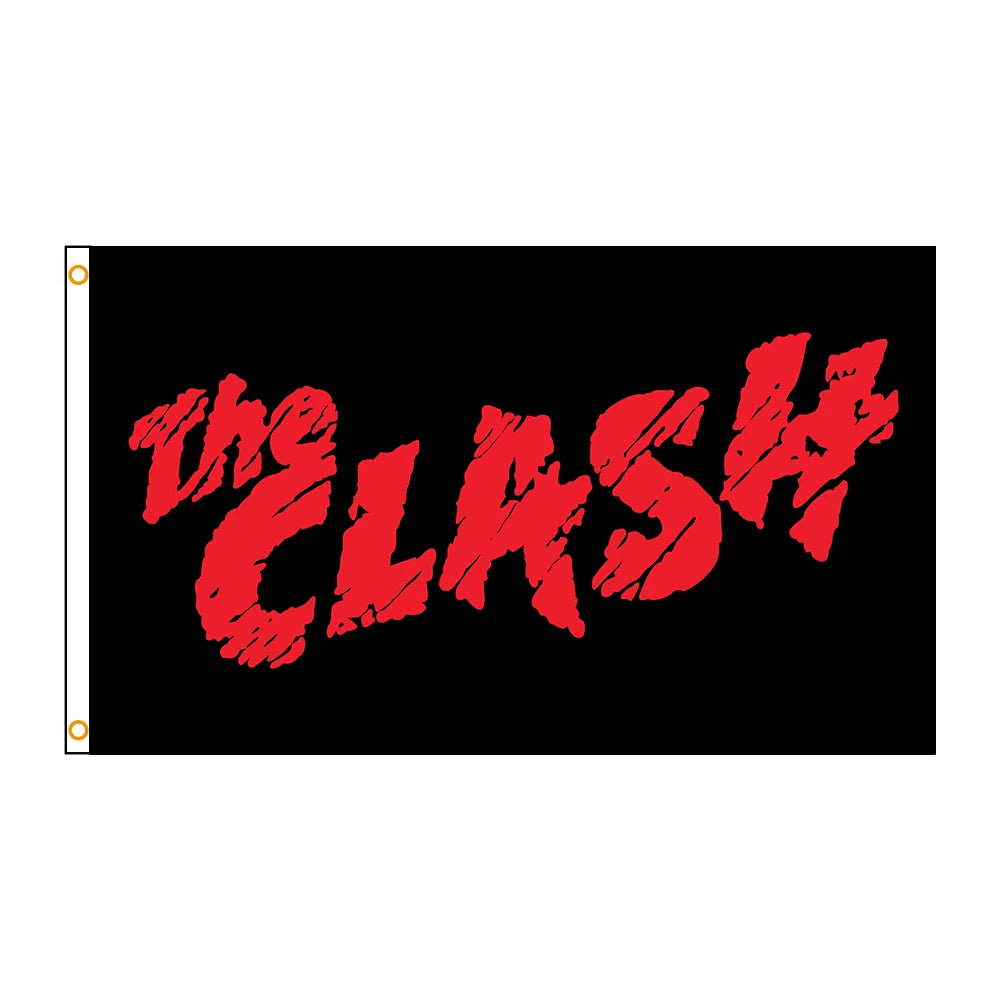 The Clash Music Band Flag – 90x150cm Polyester Rock Banner for Interior Decoration - Premium flag from Lizard Vigilante - Just $11.99! Shop now at Lizard Vigilante