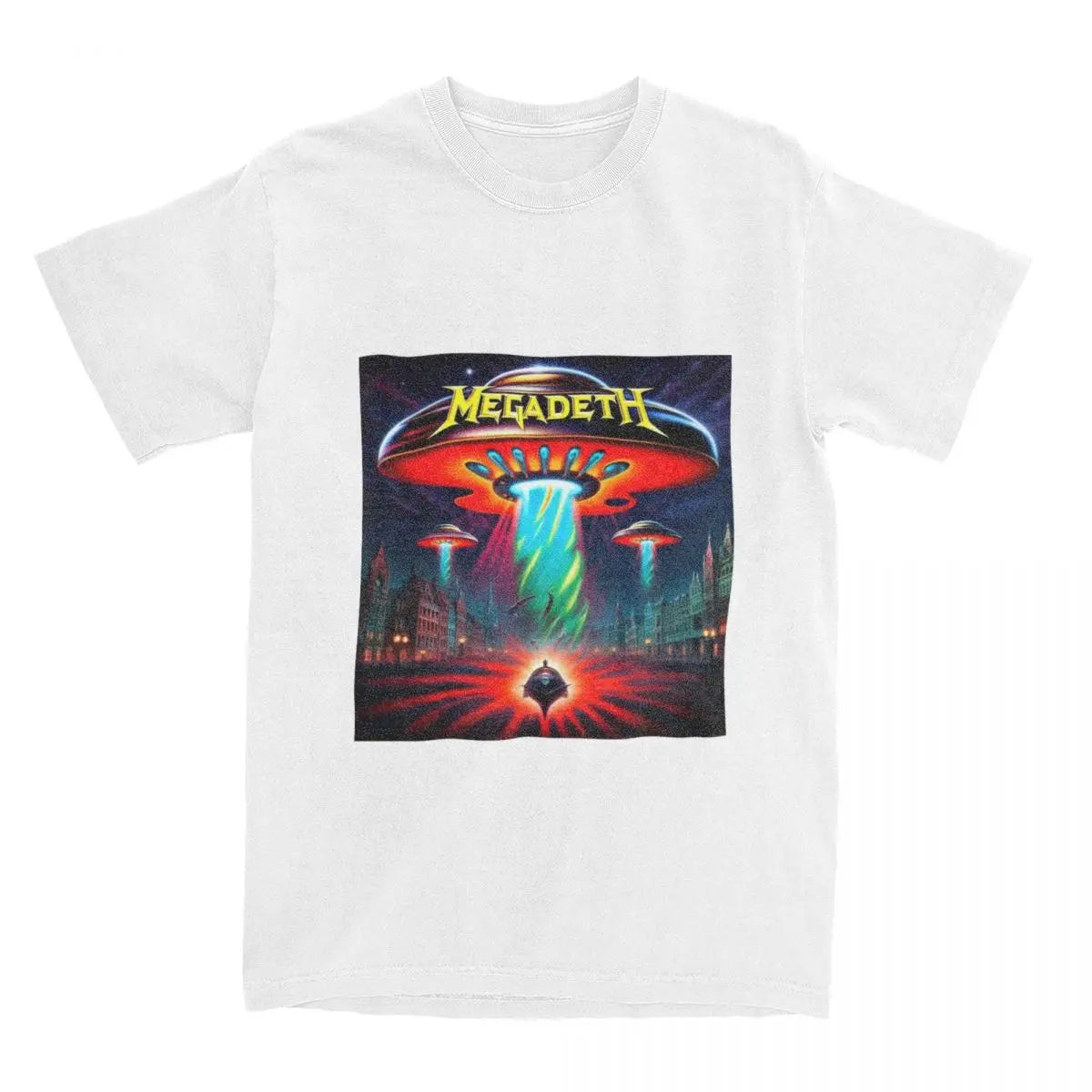 Megadeth Y2K Boston Custom Logo Cotton Tee – Men’s Short Sleeve Casual Summer T-Shirt - Premium t-shirt from Lizard Vigilante - Just $23.88! Shop now at Lizard Vigilante