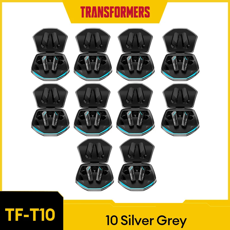 TRANSFORMERS TF-T10 Bluetooth 5.4 Earphones - Bulk Wholesale Wireless Low Latency Gaming Earbuds with Mic - Premium earphones from Lizard Vigilante - Just $20.99! Shop now at Lizard Vigilante