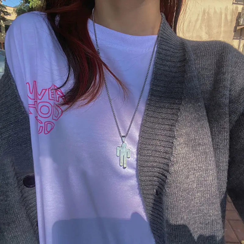 Tilted Halo Street Rebel Pendant Necklace