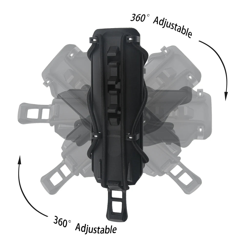 Motorcycle Adjustable 360° Water Bottle Holder – Universal Fit for BMW R1200GS, R1250GS, R1300GS, and More - Premium bottle holder from Lizard Vigilante - Just $39.99! Shop now at Lizard Vigilante