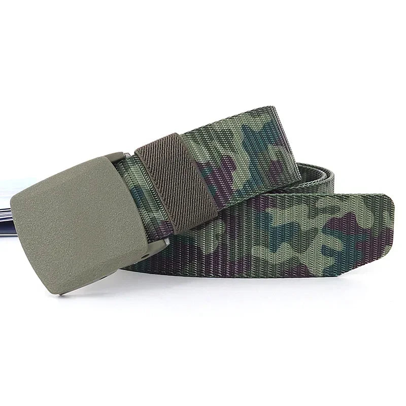 NICSEEYOU Casual Camo Belts - Versatile Fabric Belts for Men and Women - Premium belt from Lizard Vigilante - Just $15.88! Shop now at Lizard Vigilante