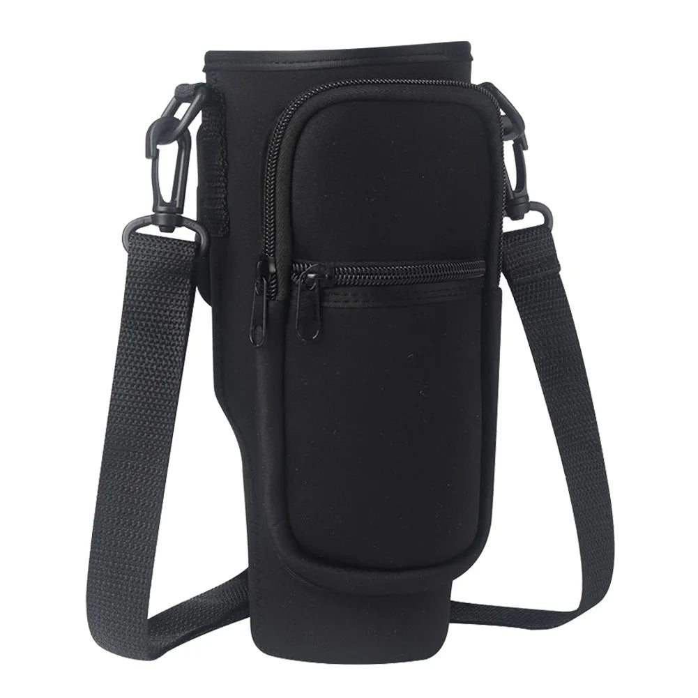 40oz Neoprene Water Bottle Sleeve with Phone & Key Holder – Adjustable Strap, Waterproof Pouch for Outdoor Adventures - Premium water bottle cover from Lizard Vigilante - Just $29.99! Shop now at Lizard Vigilante