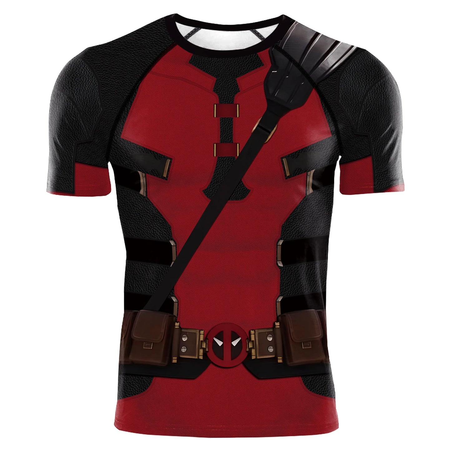 Deadpool Wolverine Cosplay Superhero Printed Vest Comic Compression Workout Bodybuilding Tank Tops - Premium shirt from Lizard Vigilante - Just $23.99! Shop now at Lizard Vigilante