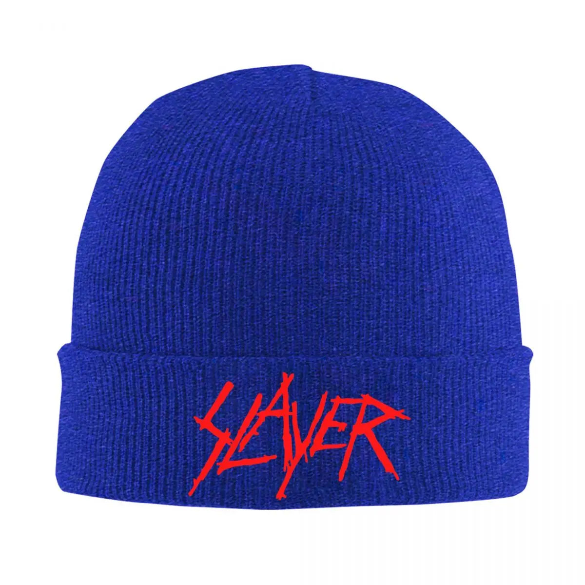 Slayers Logo Knitted Beanie – Warm Winter Hat for Men & Women | Unisex Autumn Color Cap - Premium  from Lizard Vigilante - Just $19.88! Shop now at Lizard Vigilante