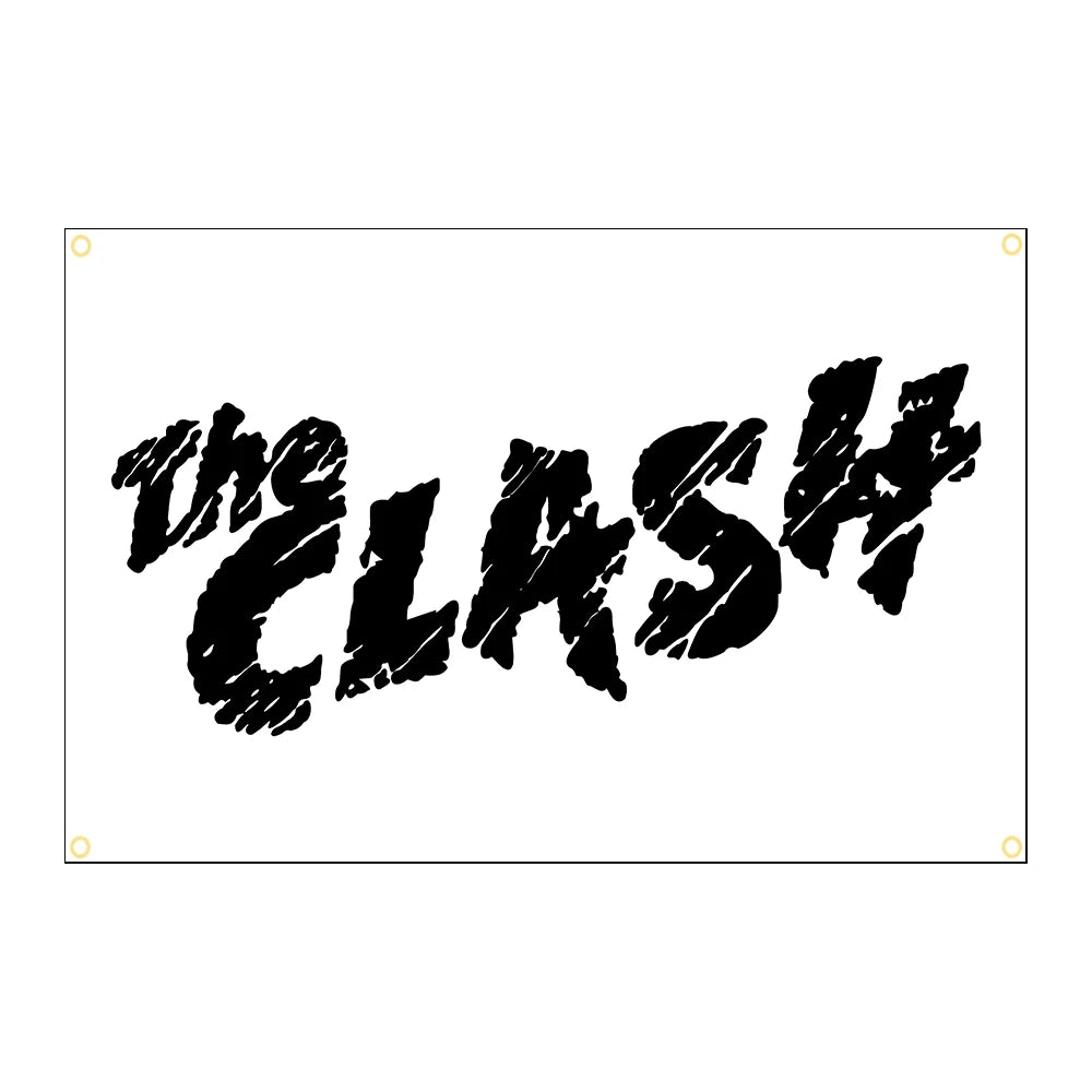 The Clash Music Band Flag – 90x150cm Polyester Rock Banner for Interior Decoration - Premium flag from Lizard Vigilante - Just $11.99! Shop now at Lizard Vigilante