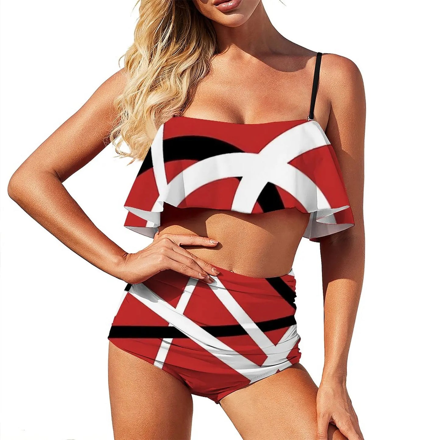 Van Halen Bikini Set: Ah Yeah Beautiful Girls - Premium bikini from Lizard Vigilante - Just $58.88! Shop now at Lizard Vigilante