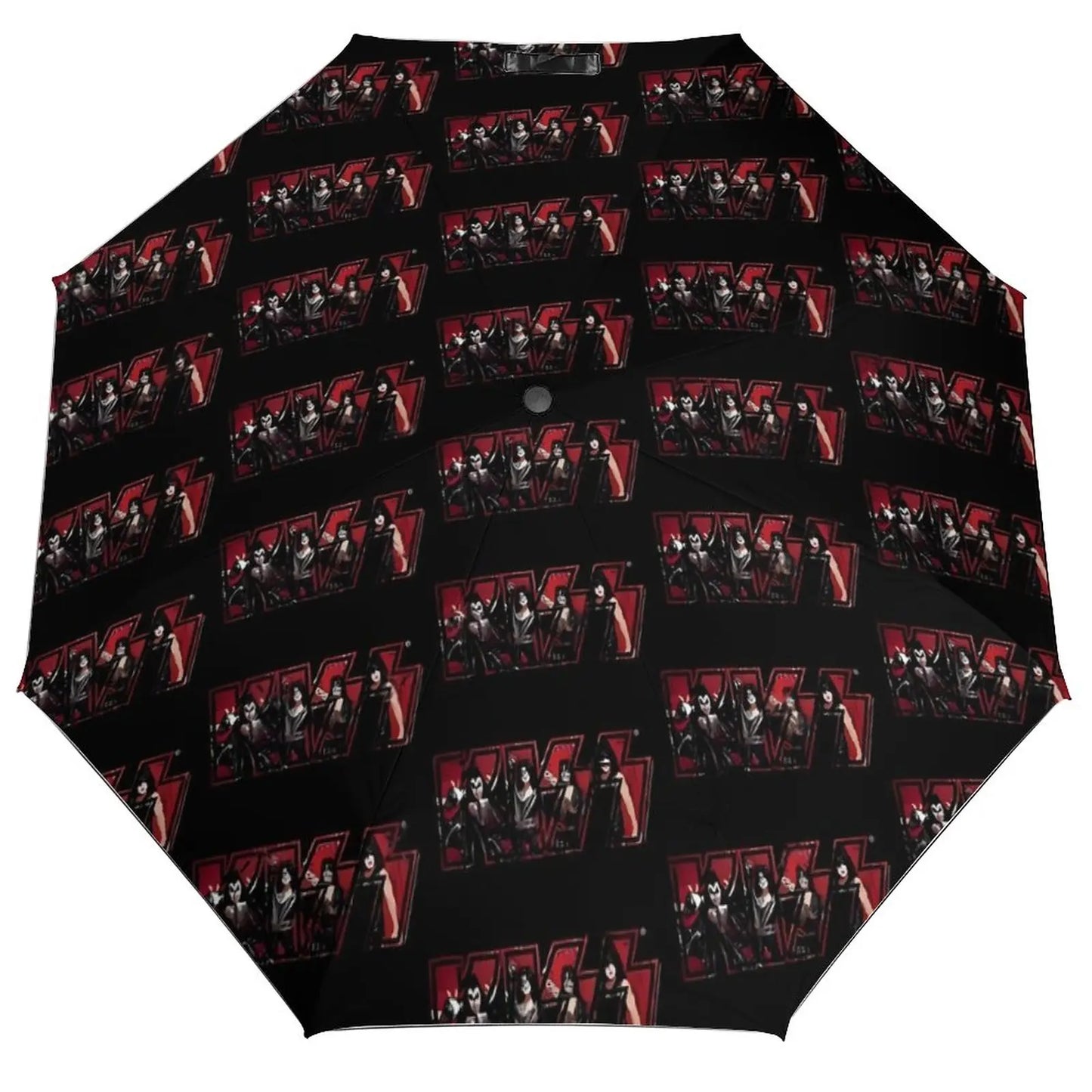 Kiss Logo Umbrella Rock Band Print Unique Windshield Sunshield Umbrella Folding Golf - Premium  from Lizard Vigilante - Just $45.99! Shop now at Lizard Vigilante