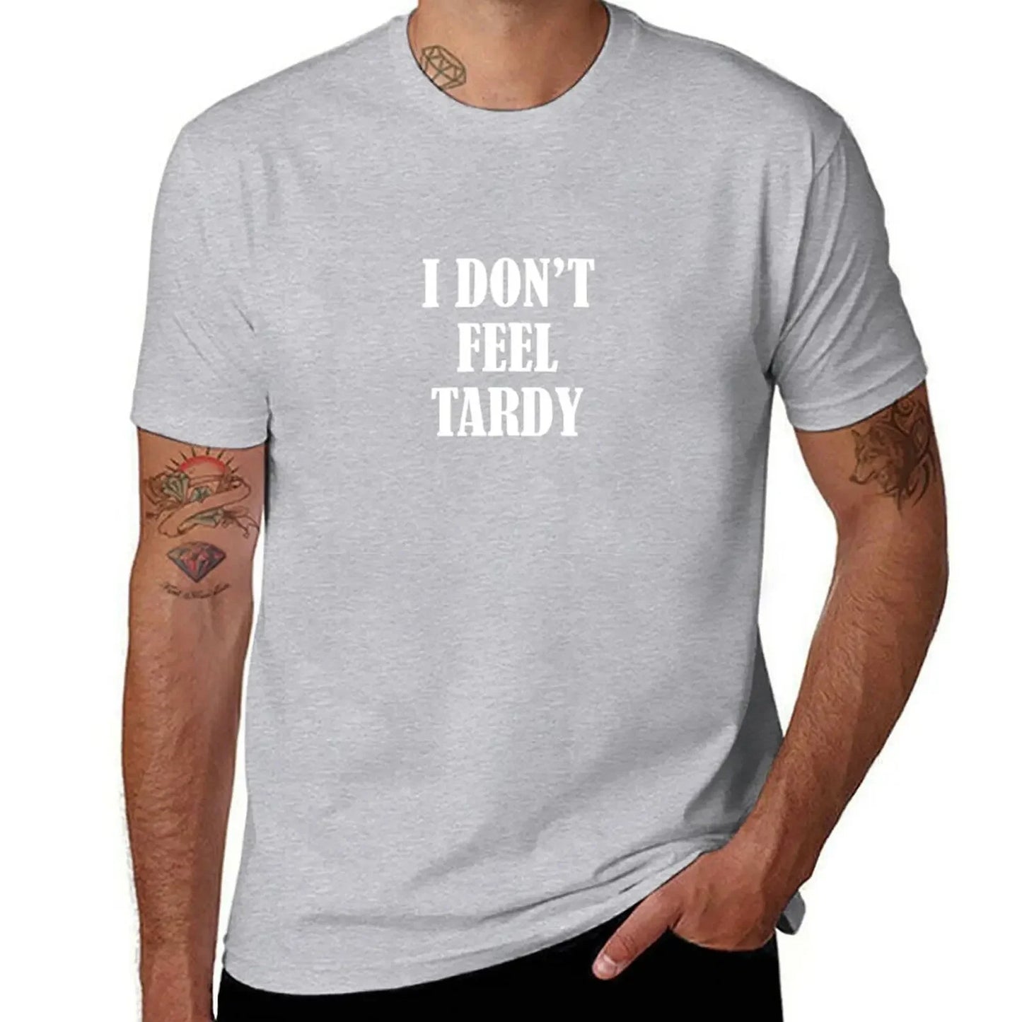 Van Halen "I Don’t Feel Tardy" T-Shirt – Funny Anime Graphic Tee for Men - Premium T-Shirt from Lizard Vigilante - Just $22.88! Shop now at Lizard Vigilante