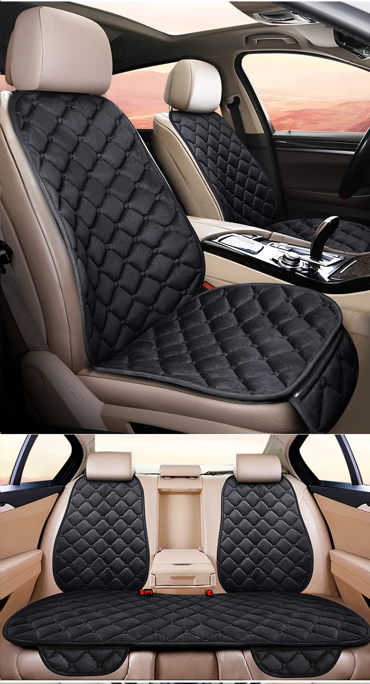 Premium Artificial Fur Car Seat Covers for Renault Kadjar F3 X45 - Front & Rear Velvet Cushions - Premium seat covers from Lizard Vigilante - Just $14.99! Shop now at Lizard Vigilante