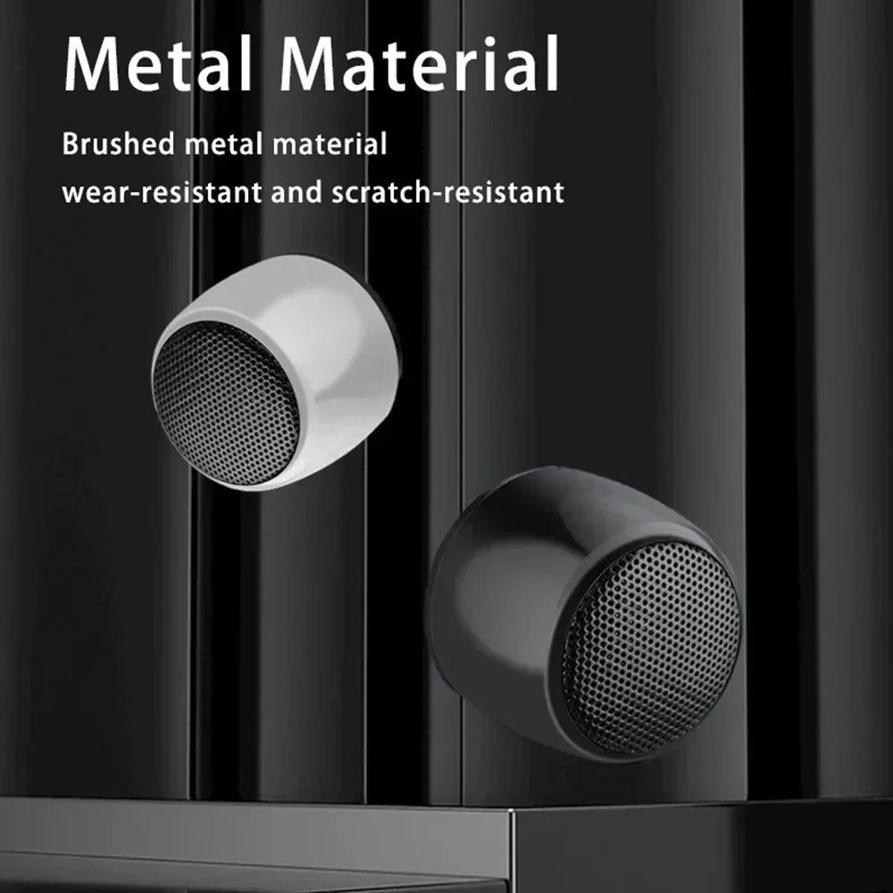 Mini Bluetooth Speaker HD Sound with Bass Smallest Wireless Speaker for Phone PC Tablet with Selfie Button Call Function Cute