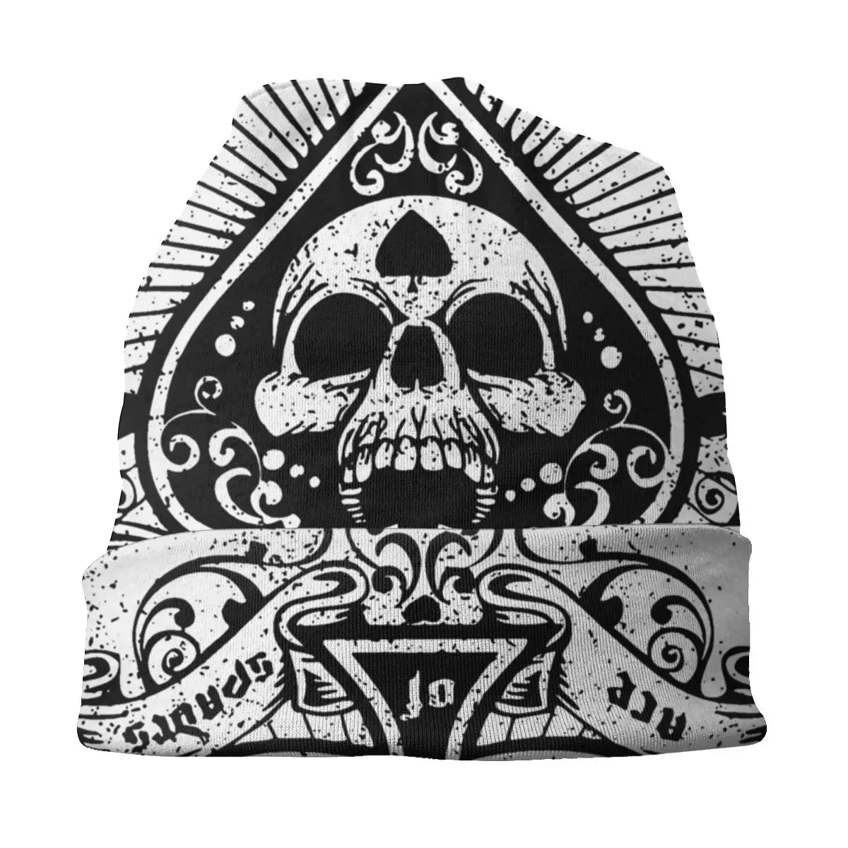 Ace Of Spades Heavy Metal 1980s Punk Rock Music Unisex Beanie - Premium beanie from Lizard Vigilante - Just $26.99! Shop now at Lizard Vigilante