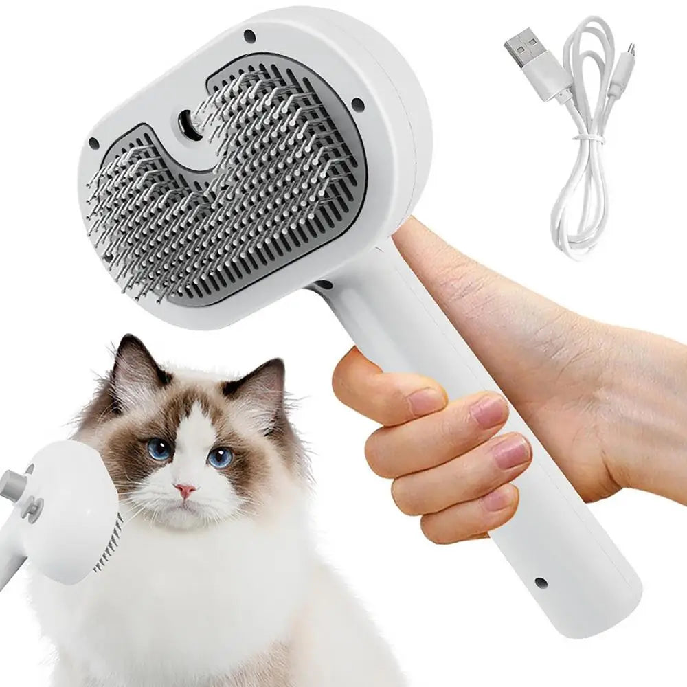 animal hair remover brush dog and cat steam brush pet Self Cleaning Dog Brush grooming Removes cat hairs Cat dog Accessories - Premium  from Lizard Vigilante - Just $12.99! Shop now at Lizard Vigilante