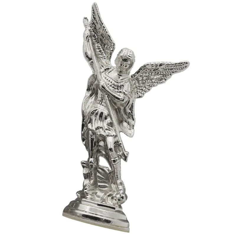 Metal Statue for Tabletop Decoration, Modern Crafts for Centerpieces, Office Ornaments, Religious Guardian Decorations, Photo