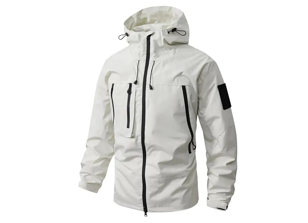 Autumn Men's Mountain Ski Jackets Outdoor Windbreaker Hiking Hooded Coats for Men Climbing Waterproof Jackets Raincoat Clothing