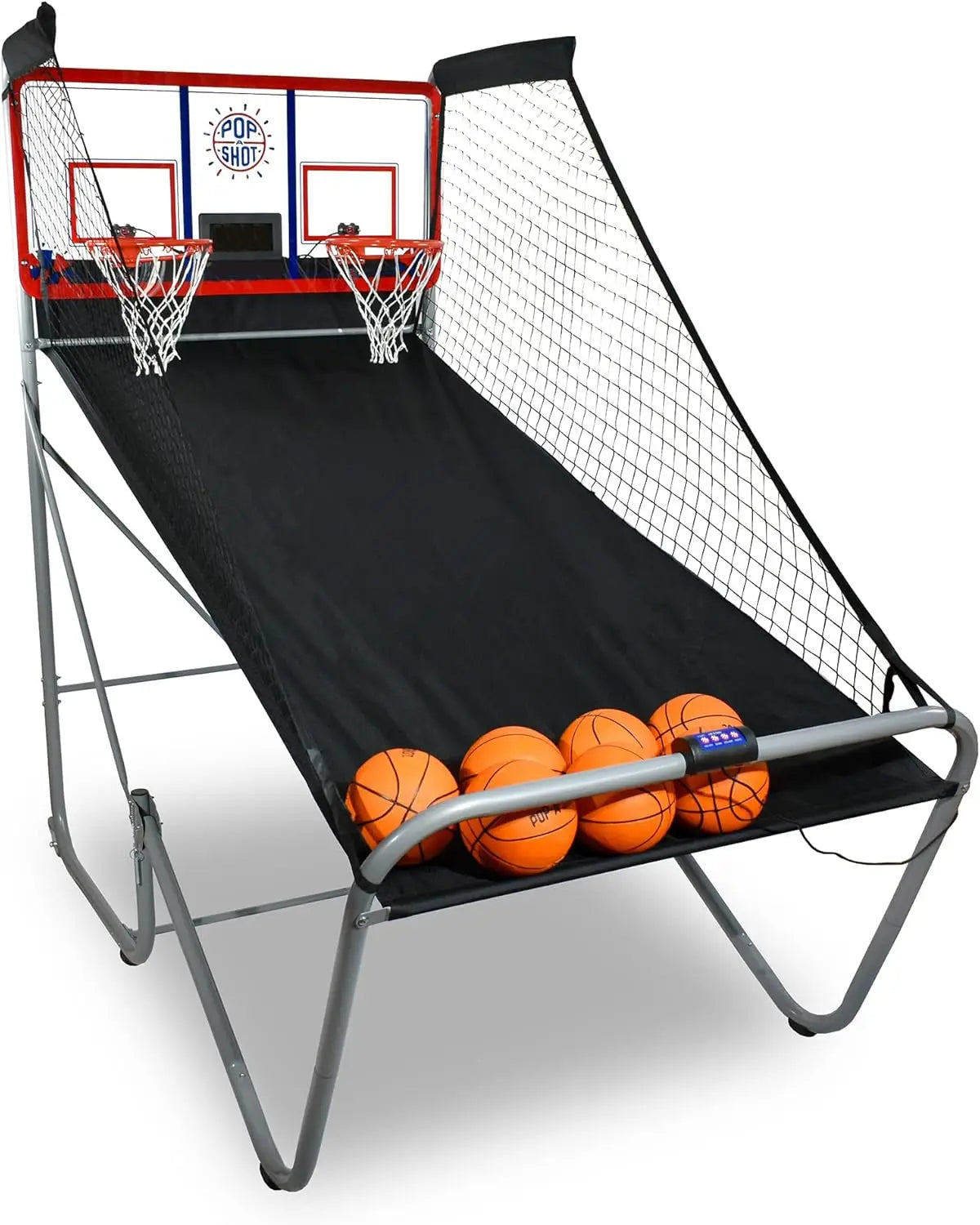 Pop-A-Shot Indoor/Outdoor Dual Shot Arcade Basketball Game – 16 Game Modes, Sensor Scoring, 7 Balls, Foldable, Water-Resistant, UV Coated - Premium arcade game from Lizard Vigilante - Just $399.88! Shop now at Lizard Vigilante