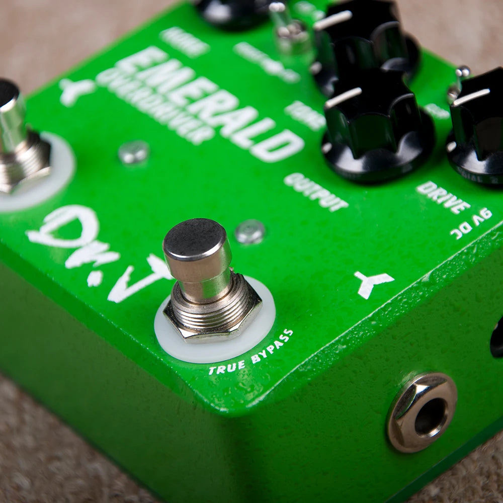 Joyo Dr. J Series D60 Emerald Overdrive Pedal Warm MOSFET/Diode Clip True Bypass With 15dB Boost Green