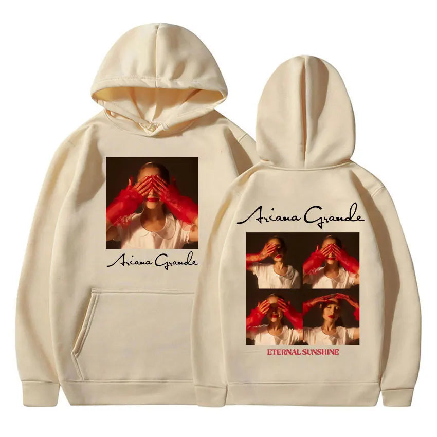 2024 Ariana Grande Eternal Sunshine Tour Oversized Hoodie – Vintage Aesthetic Unisex Hip Hop Sweatshirt - Premium Long-sleeve hoodie from Lizard Vigilante - Just $48.88! Shop now at Lizard Vigilante