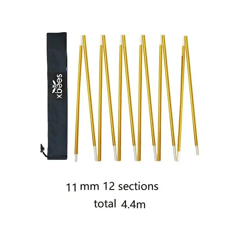 Camping Alloy Tent Poles DIY Tent Rod Skeleton 8.5mm 9.5mm 11mm