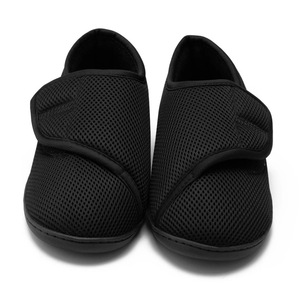 Unisex Diabetic Shoes Wide Walking Shoes Plush Lining Slip-On Orthopedic Shoes Hook and Loop Sneakers for Swollen Feet - Premium  from Lizard Vigilante - Just $28.99! Shop now at Lizard Vigilante