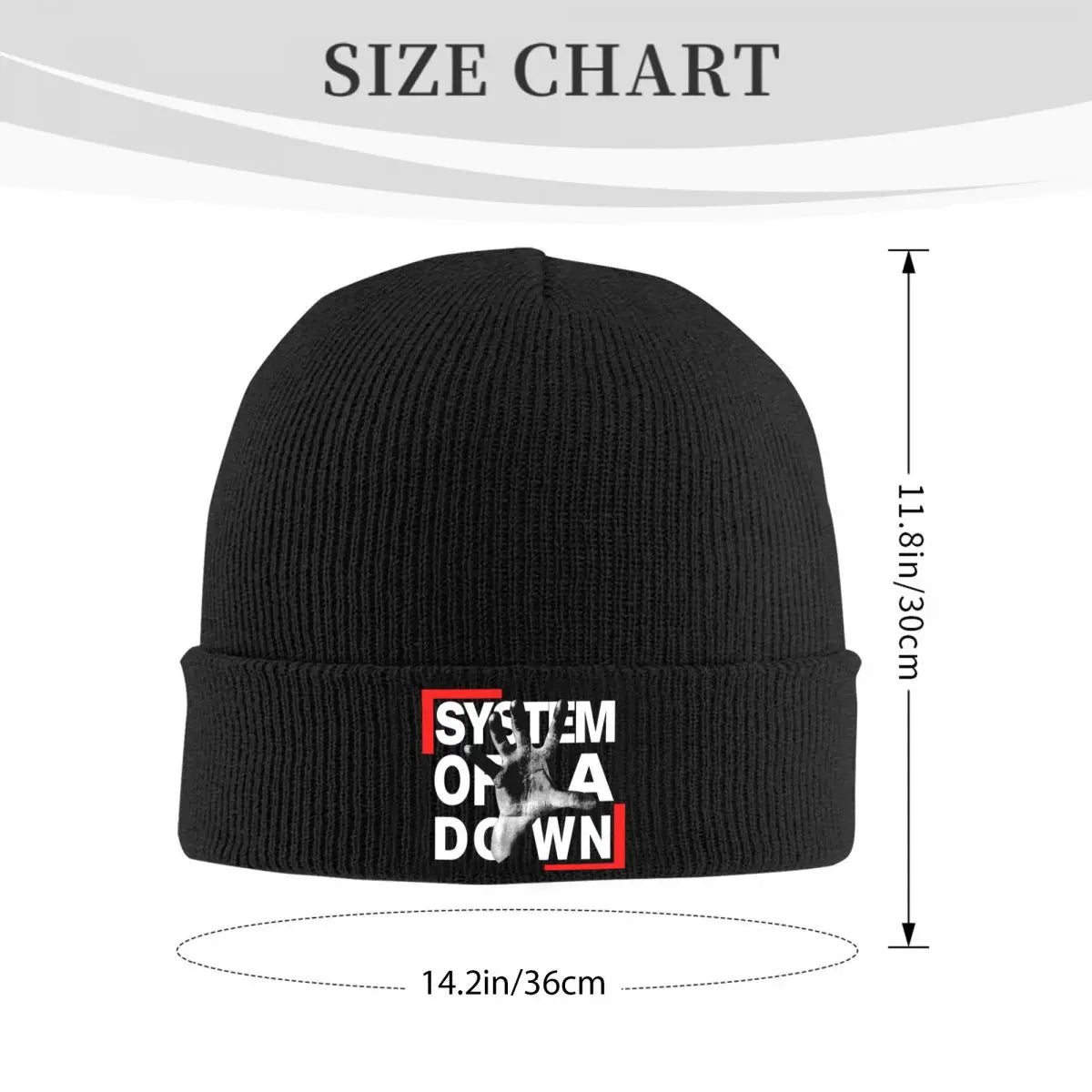 System Of A Down SOAD Eagles Overcome Rock Metal Music Beanie – Winter Warm Street Cap for Men and Women - Premium unisex beanie from Lizard Vigilante - Just $19.99! Shop now at Lizard Vigilante