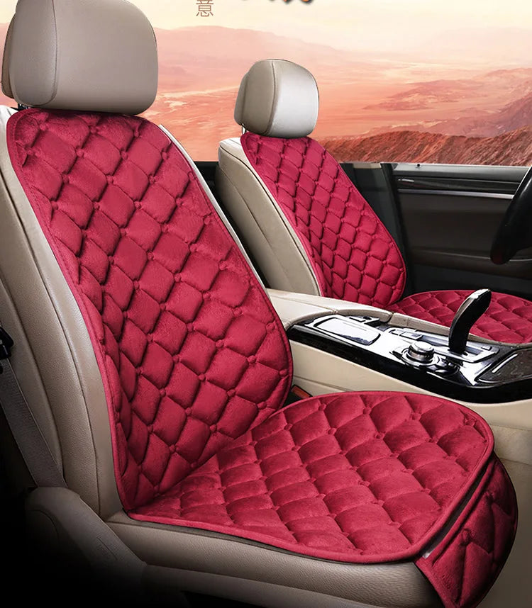 Premium Artificial Fur Car Seat Covers for Renault Kadjar F3 X45 - Front & Rear Velvet Cushions - Premium seat covers from Lizard Vigilante - Just $14.99! Shop now at Lizard Vigilante