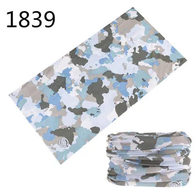 Camouflage Seamless Magic Bandana Buffs Neck Gaiter Paisley Headband Cycling Fishing Tube Face Shield Men Women Scarf Mask Cap - Premium neck gaiter from Lizard Vigilante - Just $5.99! Shop now at Lizard Vigilante