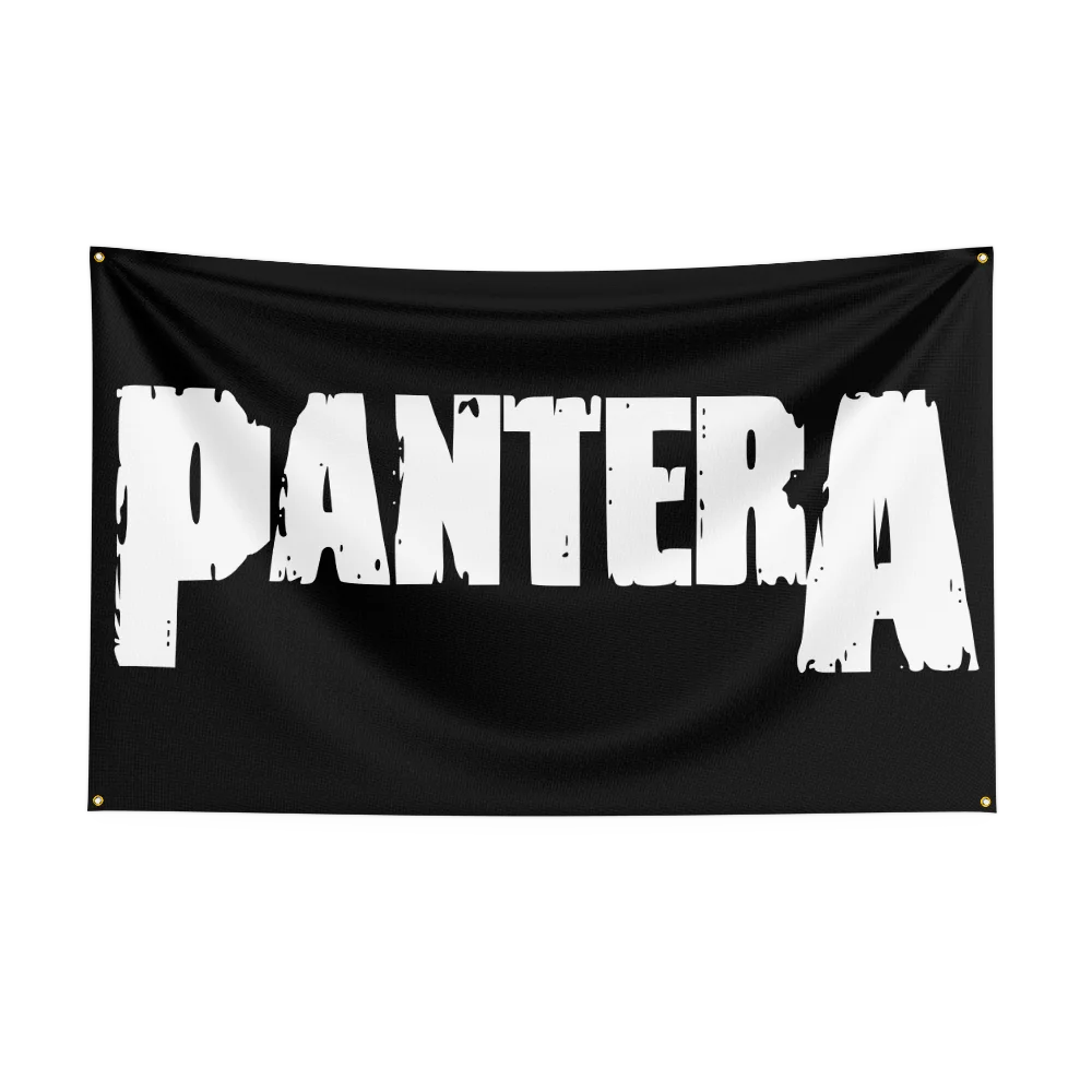 Pantera Band Flag – Heavy Metal Rock Polyester Banner for Bedroom & Outdoor Wall Art - Premium flag from Lizard Vigilante - Just $17.99! Shop now at Lizard Vigilante