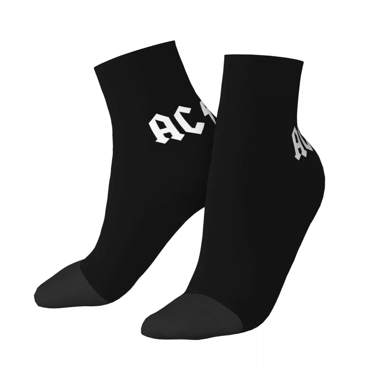 Heavy Metal AC DC Men Women Crew Socks Unisex Cool 3D Print Vintage Rock Dress Socks - Lizard Vigilante