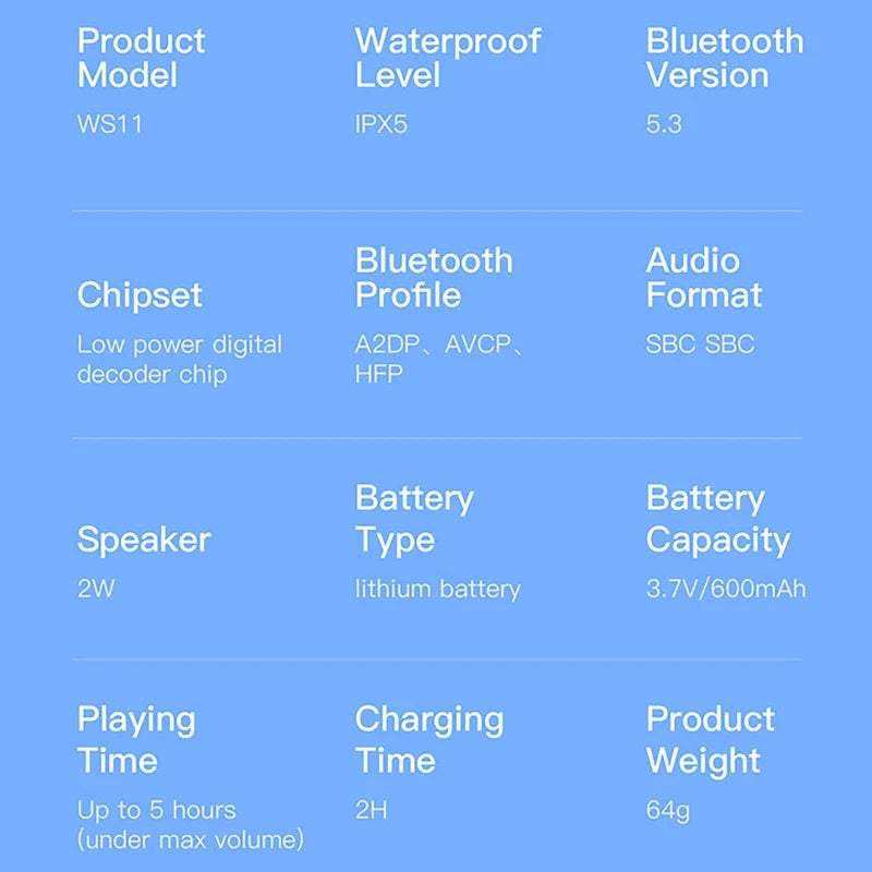 Wearable Bluetooth Speaker Outdoor Speaker Portable Bluetooth Call Speaker with Magnetic Bracket  for Biking, Hiking, Running