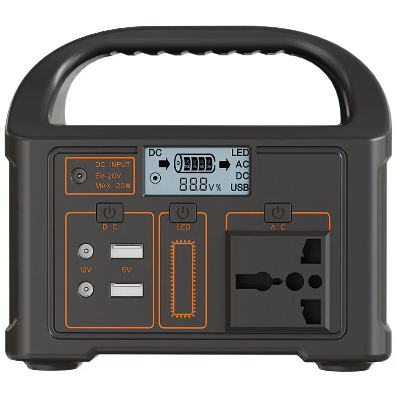 PowerBeast 100W Portable Solar Power Station – 24600mAh AC/DC Emergency Power Bank for Camping, Outdoor Adventures & Home Backup - Premium power station from Lizard Vigilante - Just $249.99! Shop now at Lizard Vigilante