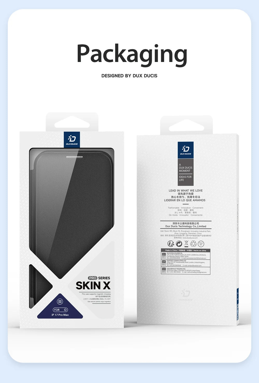 DUX DUCIS Armored MagSafe iPhone 17 Pro Max Case — Military-Grade Magnetic Stand Fortress